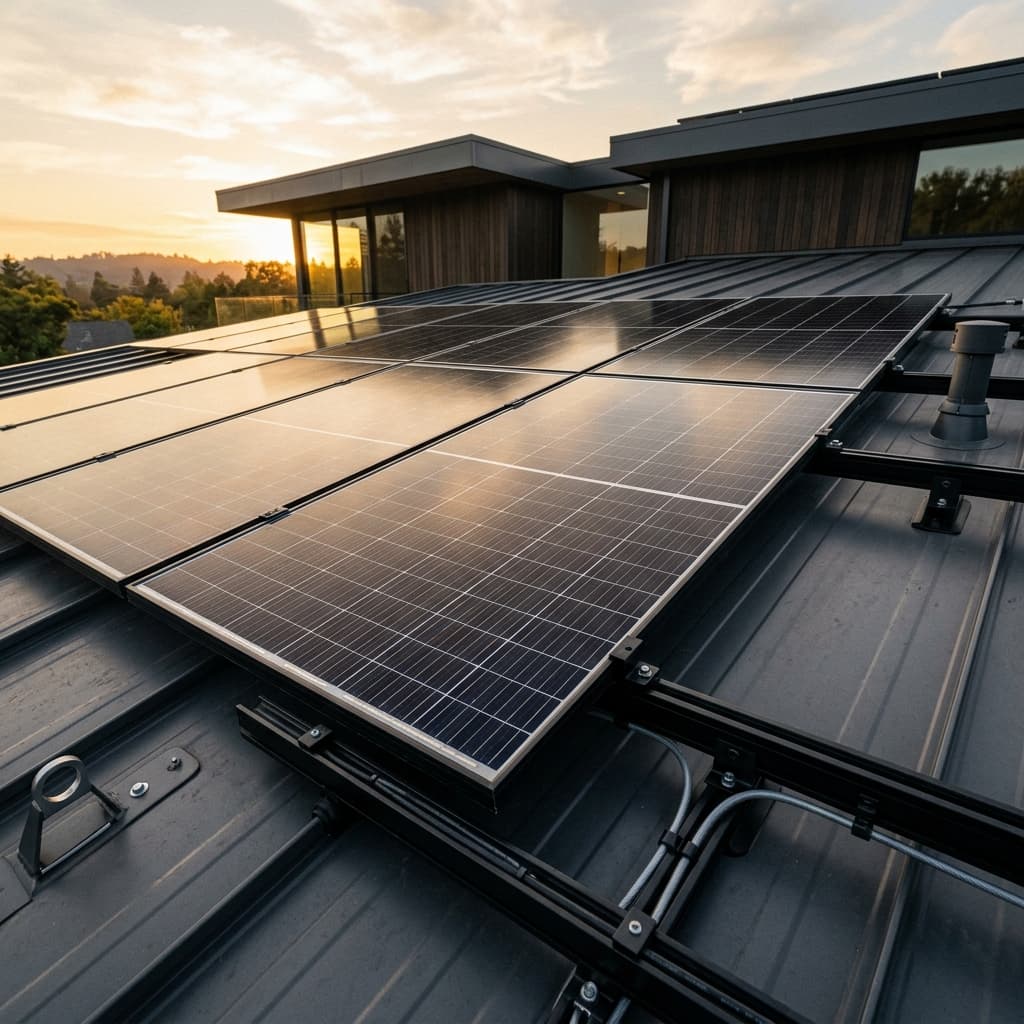 Modern Solar Installation